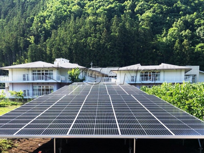 82.08KW - 茨城県野立て架台案件